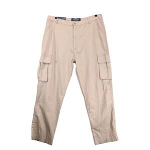 NWT Bass Creek Outfitters Khaki Workwear Cargo Pants Men's 40x30 Casual Gorpcore